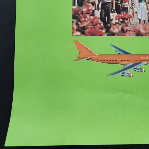 Vintage Braniff International Holland Travel Poster - Picture 4 of 7